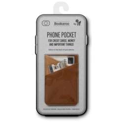 Bookaroo Phone pocket - portfel na telefon brąz