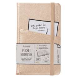 Bookaroo Notatnik Journal Pocket A6 - Złoty