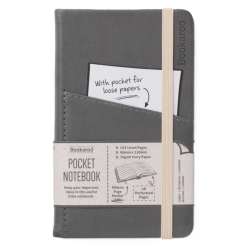 Bookaroo Notatnik Journal Pocket A6 - Szary