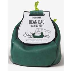 Bean Bag Pufa z kieszonką pod książkę/tablet ziele - 1