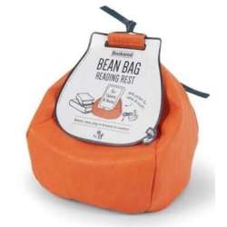 Bean Bag Pufa z kieszonką pod książkę/tablet pomar - 1