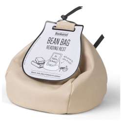 Bookaroo Bean Bag Pufa pod książkę/tablet beżowa - 1
