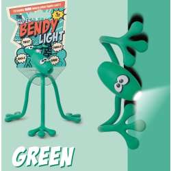 Super Bendy Lampka do książki - zielona - 1