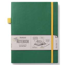 Bookaroo Notatnik Journal duży - Ciemna zieleń