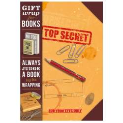 Gift wrap Papier do książki Top secret