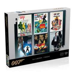 Puzzle 1000el James Bond 007 Actor debuts Wszystkich 6 Bondów 043106 WINNING MOVES (WM01314-ML1-6) - 1