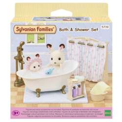 Sylvanian Families Łazienka zestaw z wanną i prysznicem 5739 p6 (05739) - 1