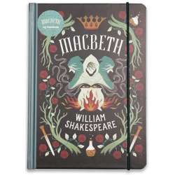 Szekspir Notatnik A5 linia twardy z gumką - Makbet