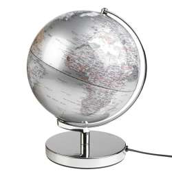 Globus podświetlany - Silver 25cm - 1