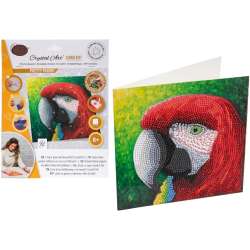 Diamentowa mozika Papuga 18x18cm