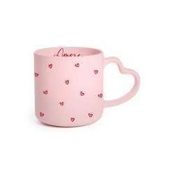 Kubek porcelanowy Serca Amora