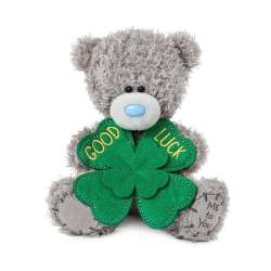 Miś - Good Luck z koniczynką 13cm - 1