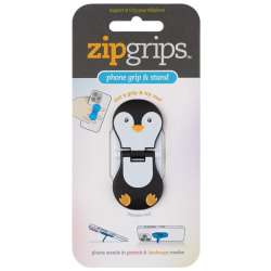 ZipGrip uchwyt na palce do telefonu Pingwin