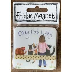 Magnes FM219 Crazy Cat Lady Kociara - 1