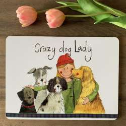 Podkładka pod talerz MT56 Crazy Dog Lady Psiara