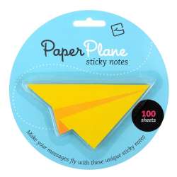 Paper Plane - karteczki samoprzylepne - żółte - 1