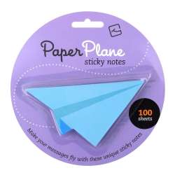 Paper Plane - karteczki samoprzylepne - niebieskie - 1