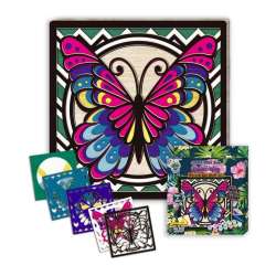 Zestaw do tworzenia obrazów z drewna - Motyl - 1