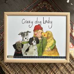 Podstawka pod laptopa LP18 Crazy Dog Lady Psiara - 1