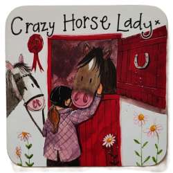 Podkładka pod kubek C244 Koniara Crazy Horse Lady