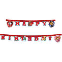 Baner urodzinowy Psi Patrol Happy Birthday 220cm Godan (89978) - 1