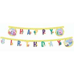 Baner Świnka Peppa - Happy Birthday 230cm Godan (91103) - 1