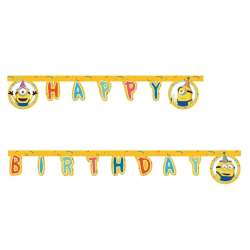 Banner Minions 2 The Rise of Gru - Happy Birthday