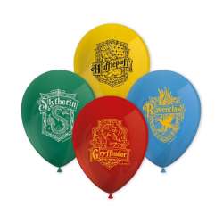 Balony Harry Potter Hogwarts Houses MIX 8szt