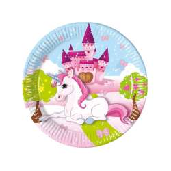 Talerzyki papierowe Unicorn 23cm 8szt