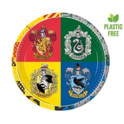 Talerzyki papierowe Harry Potter Hogwarts Houses, next generation, 23cm 8szt (93451)