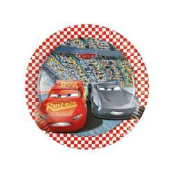 Talerzyki pap. Cars 3, next generation, 20 cm, 8 szt. (plastik-free) GoDan (93489)