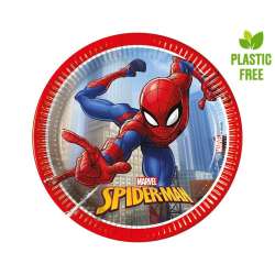 Talerzyki papierowe Spiderman 20cm 8szt