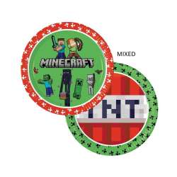 Talerzyki papierowe Minecraft, next generation, 23cm 8szt (plastic-free) (95441) - 1