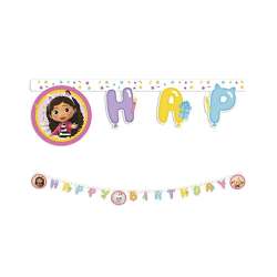 Banner Gabby's Dollhouse - Happy Birthday - 1