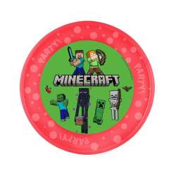 Talerz wielokrotnego użytku Minecraft 21cm