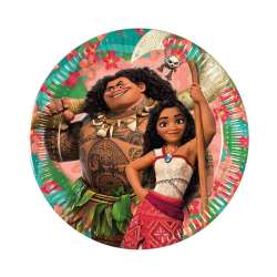 Talerzyki papierowe Moana 20cm 8szt