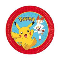 Talerzyki papierowe Pokemon 23cm 8szt - 1
