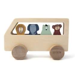 Autobus drewniany dla zwierząt - 1