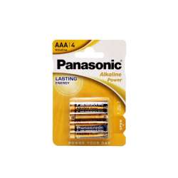 Bateria LR03 (AAA) Panasonic Alkaliczna Power 4/48 (LR03PAN4 64) - 2