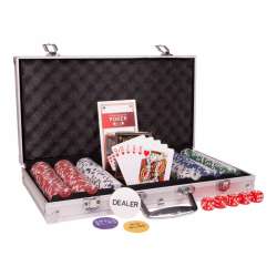 Żetony do Pokera w walizce aluminiowej 300 sztuk (GXP-712751) - 1
