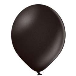 Balony B85 metaliczne czarne 25cm 100szt - 1