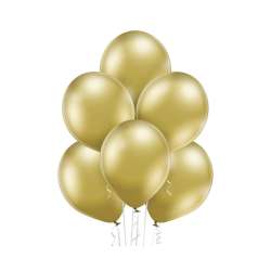 Balony chromowane złote 30cm 100szt