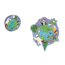 Puzzle 45 konturowe Mapa świata