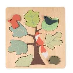 Drewniane puzzle Lisek - 1