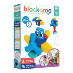 Blockaroo Zestaw mały Samolot 10el. klocki magnetyczne (301002)