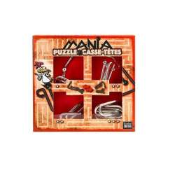 Łamigłówki metalowe 4 szt Puzzle mania czerwony G3 (GXP-686662) - 1