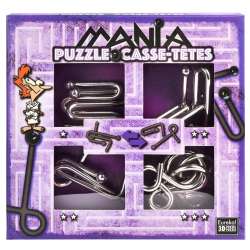 Łamigłówki metalowe 4 szt Puzzle mania fiolet G3 (GXP-686664) - 1