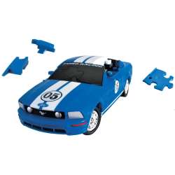 Puzzle 3D Cars - Ford Mustang - poziom 3/4 G3 - 1