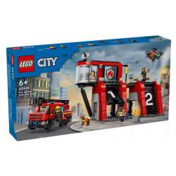 Klocki City 60414 Remiza strażacka z wozem strażackim (GXP-904368) - 1
