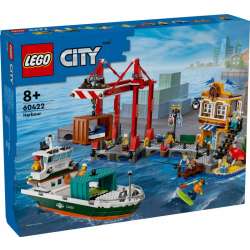 Klocki City 60422 Nadmorski port ze statkiem towarowym (GXP-919199)